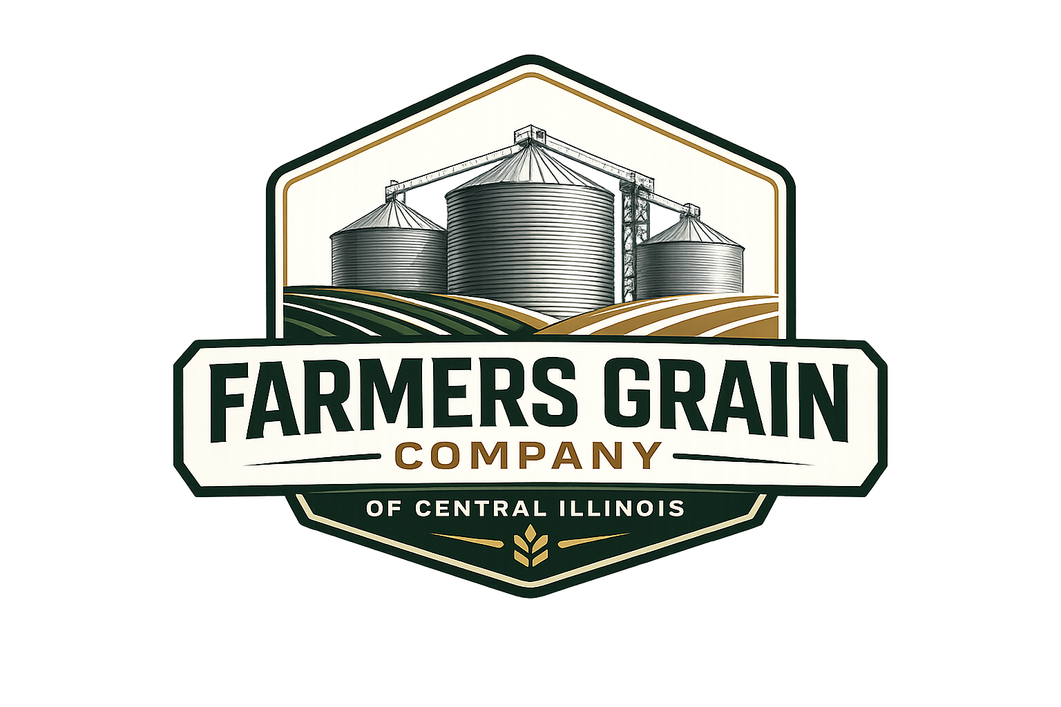 Farmers Grain Company of Central Illinois logo